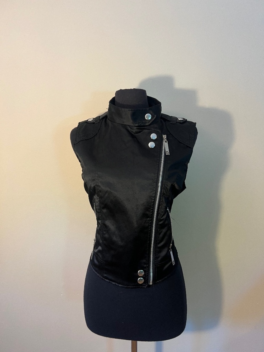 MKM Designs Satin black Vest